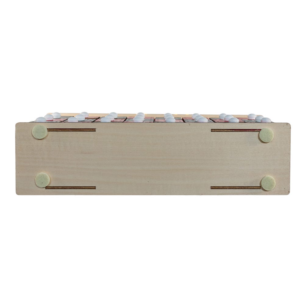 Kurt Adler 15.75-Inch Battery Operated Wooden LED Lighted Advent Calendar